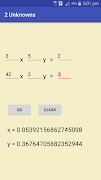 Linear Equation Solver screenshot 1