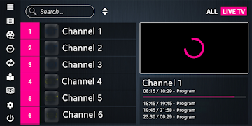 IPTV Stream Pro 스크린샷 1