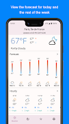 برنامه‌نما SimpleWeather عکس از صفحه