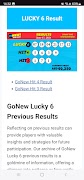 GoNew Results (GoWin Lottery) 스크린샷 3