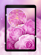 Rose Clock Live Wallpaper screenshot 4