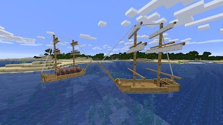 Boats Mod for Minecraft ポスター