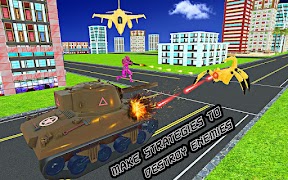 Multi Robot Transform Tank War screenshot 5