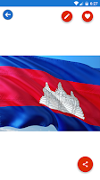 Combodia Flag Wallpaper: Flags screenshot 3