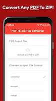 PDF To ZIP File Converter PDF syot layar 2