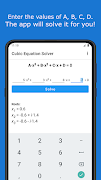 Cubic Equation Solver screenshot 1