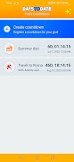 برنامه‌نما DaysToDate: Time Countdown عکس از صفحه