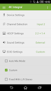 برنامه‌نما 4K Integral Total Control عکس از صفحه