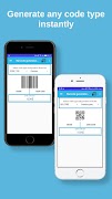 برنامه‌نما Barcode Generator and Scanner عکس از صفحه