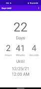 Days Until with Widget ภาพหน้าจอ 2