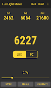 برنامه‌نما Lux Light Meter Pro عکس از صفحه