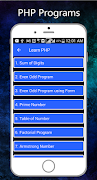 Learn PHP - Offline Tutorial 스크린샷 4