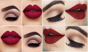 Make-up-Training Schritt für Schritt Plakat