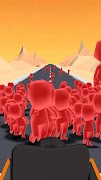 Escape crowd 3D syot layar 3