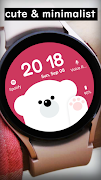 Cute Bear Watch Face screenshot 6
