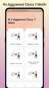 Rs Aggrawal Class 7 Math постер