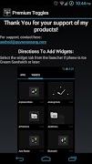 Premium Toggle Widgets screenshot 1