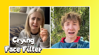 Camera Crying Face Filter Tips 截圖 1