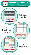 Kalender Kerja Shift syot layar 3