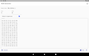 برنامه‌نما HEX Generator عکس از صفحه