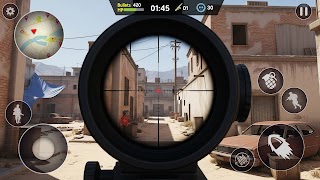 FPS Commando Strike Gun shoot скриншот 1