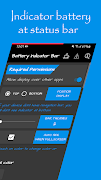 برنامه‌نما Battery Indicator Bar عکس از صفحه