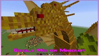 Godzilla Kong Mod Minecraft تصوير الشاشة 1