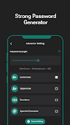 Strong Password Generator capture d'écran 1