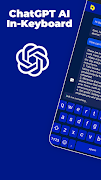 Blue AI Grammar & Translation ポスター