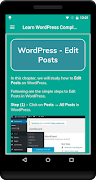 برنامه‌نما Learn WordPress Complete Guide عکس از صفحه