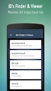 برنامه‌نما IDs Finder for Android Device عکس از صفحه
