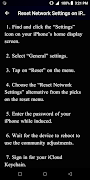 Reset Network Settings Guide captura de pantalla 2