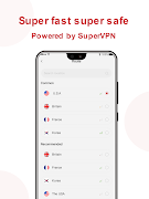 Super VPN- Free VPN Proxy Serv 스크린샷 3