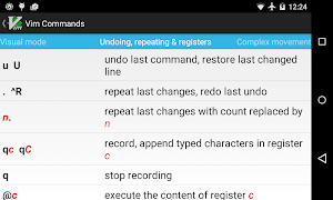 Vim Quick Reference imagem de tela 2
