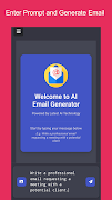 برنامه‌نما AI Email Generator عکس از صفحه