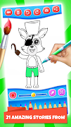 five coloring nightsmare स्क्रीनशॉट 1