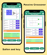 برنامه‌نما Filter Design Calculator عکس از صفحه