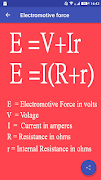 Electrical Formula Affiche