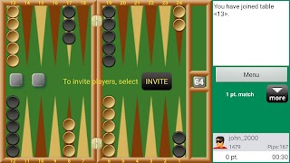 Backgammon Club скриншот 1