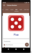 Choose Random (the Randomizer) - Random Generator syot layar 5