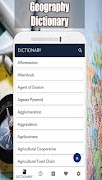 Geography Dictionary تصوير الشاشة 2