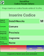 2 Schermata Decodificare Codice Fiscale