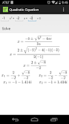 Quadratic Equation screenshot 2