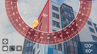 प्रोट्रैक्टर और कोण मीटर स्क्रीनशॉट 2