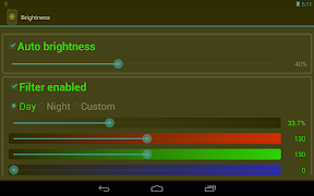 Brillo de la pantalla captura de pantalla 6