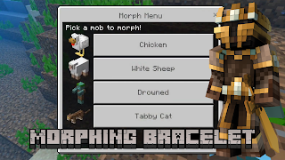 Morphing Bracelet Addon MCPE Plakat