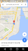Simple GPS Coordinate Display screenshot 1