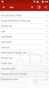 3 Schermata Law Terms
