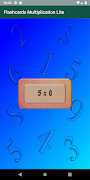 برنامه‌نما Flashcards Multiplication Lite عکس از صفحه