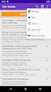 DjVu Reader: lecteur de livres capture d'écran 1